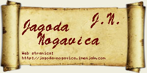 Jagoda Nogavica vizit kartica